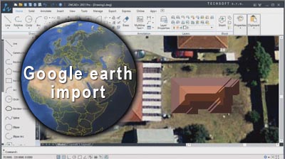 ZWCAD 2015 Google earth