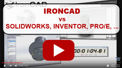 IronCAD vs Solidworks, INVENTOR, Pro/E, ...